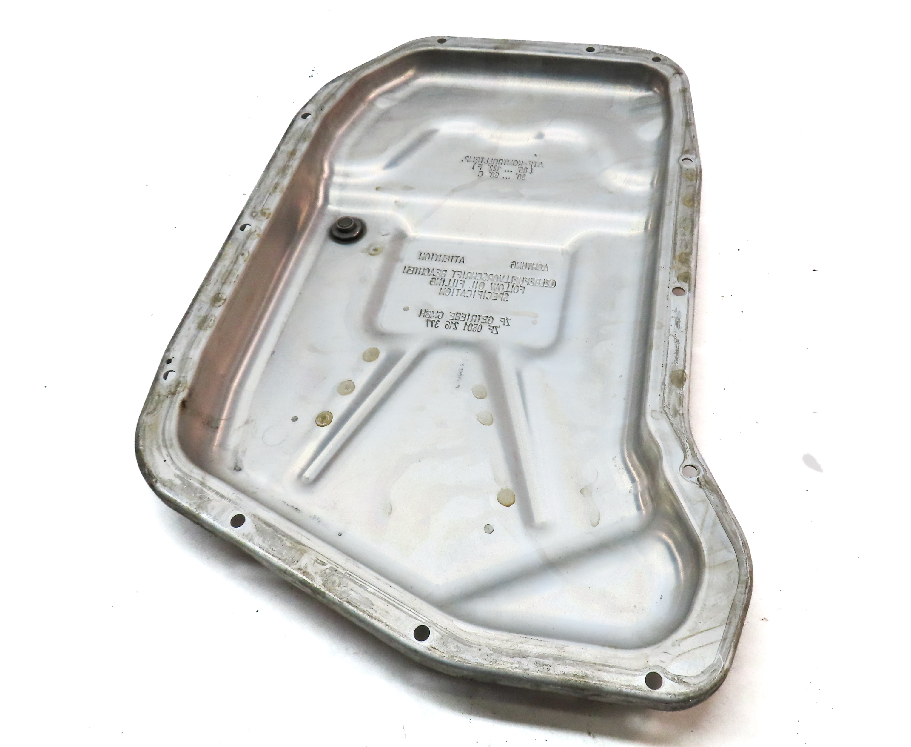 11-18 AUDI A4 A5 A6 A7 A8 Q5 S7 S8 (B8 8K C6 D4 4H 8T 8R) TRANSMISSION OIL PAN — exact item pictured